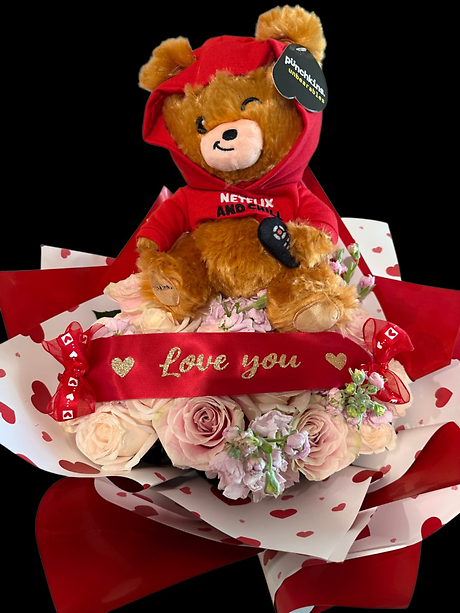 Netflix and Chill love boquet