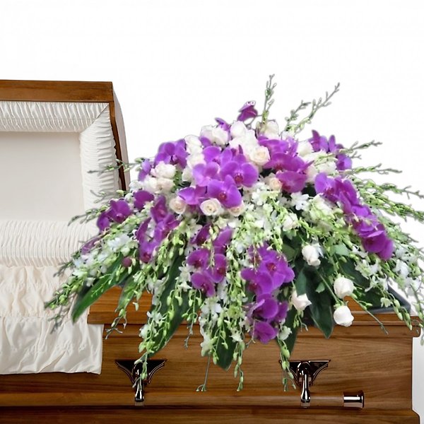Graceful Garden Casket Spray