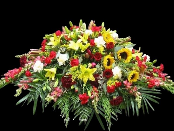 Harvest Memories Casket spray
