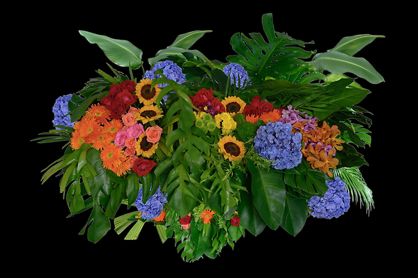 Summer dance casket spray