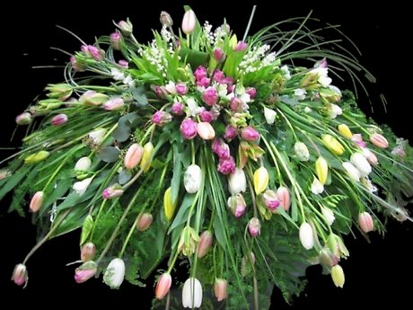 English Spring Garden Casket Spray