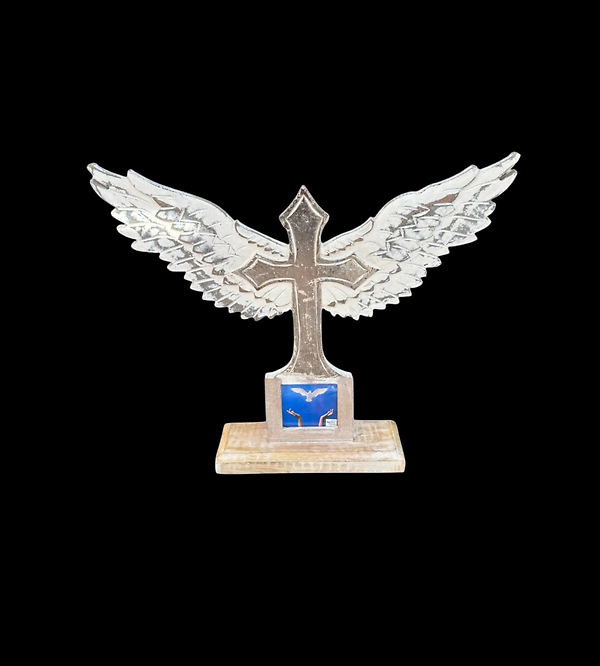 Solace Haven Cross photo frame  Memorial Arrangement