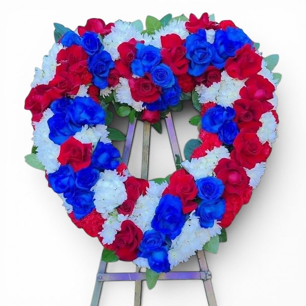 Patriotic Tribute Heart