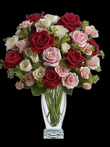 Cupid\'s Creation with Red Roses