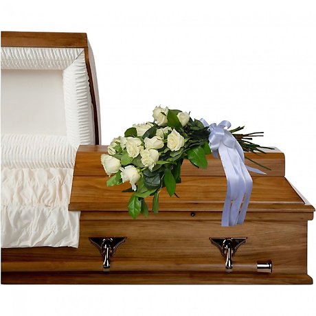 Roses presentation casket bouquet