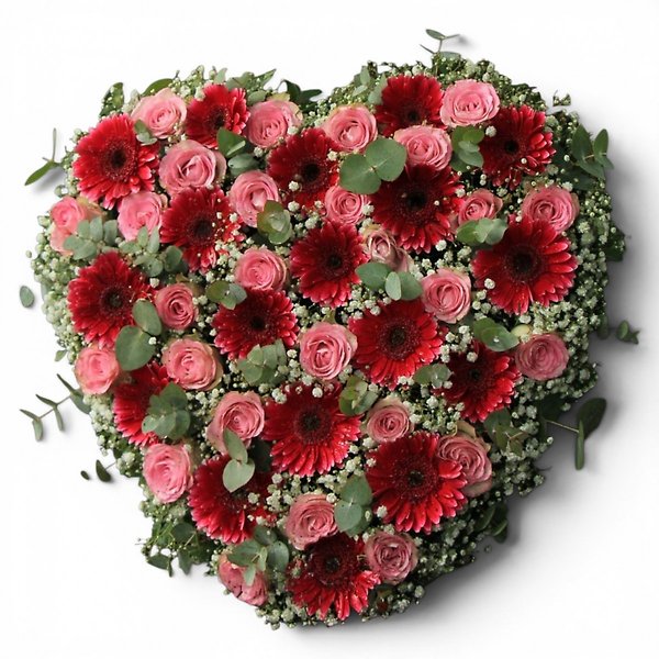 Daisy Rose Elegance Heart