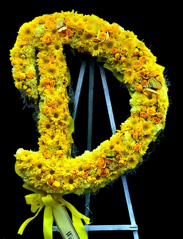 Flower Funeral Letter