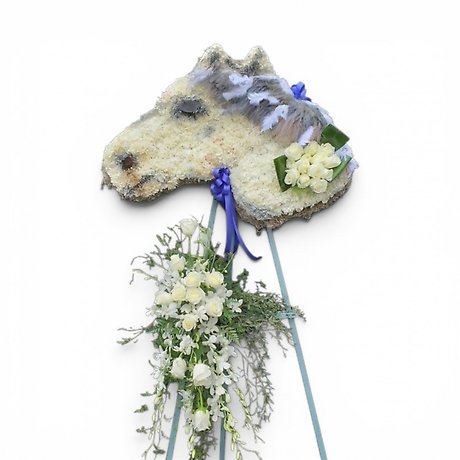 Horse floral tribute
