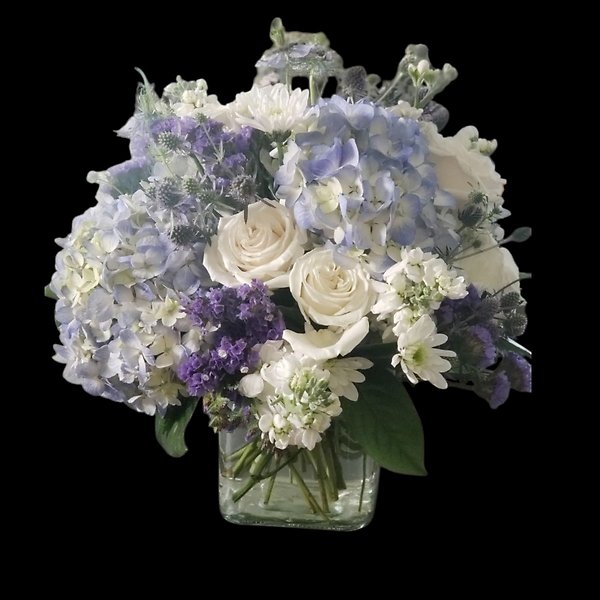 Ocean song vase arrangement