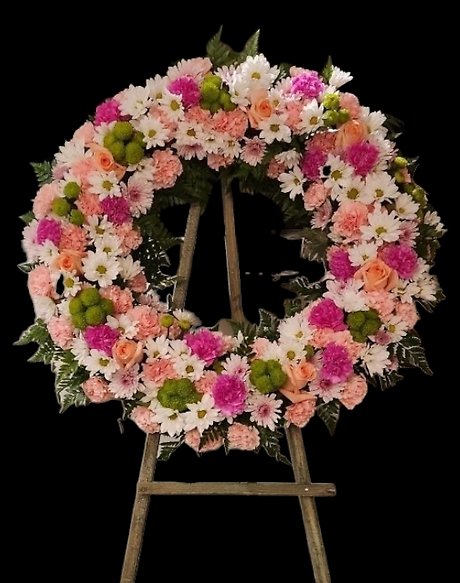 Aquarelle Floral Wreath