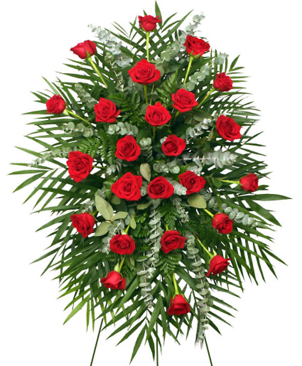 Red Roses Standing Spray