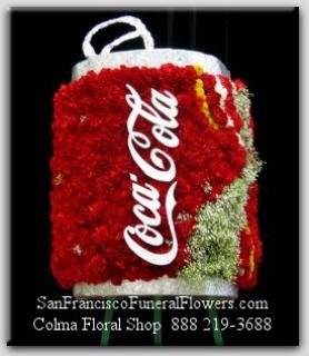Coke Floral Tribute