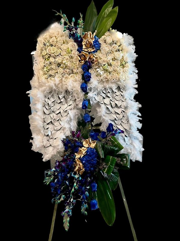 Golden Ocean Angel Wings