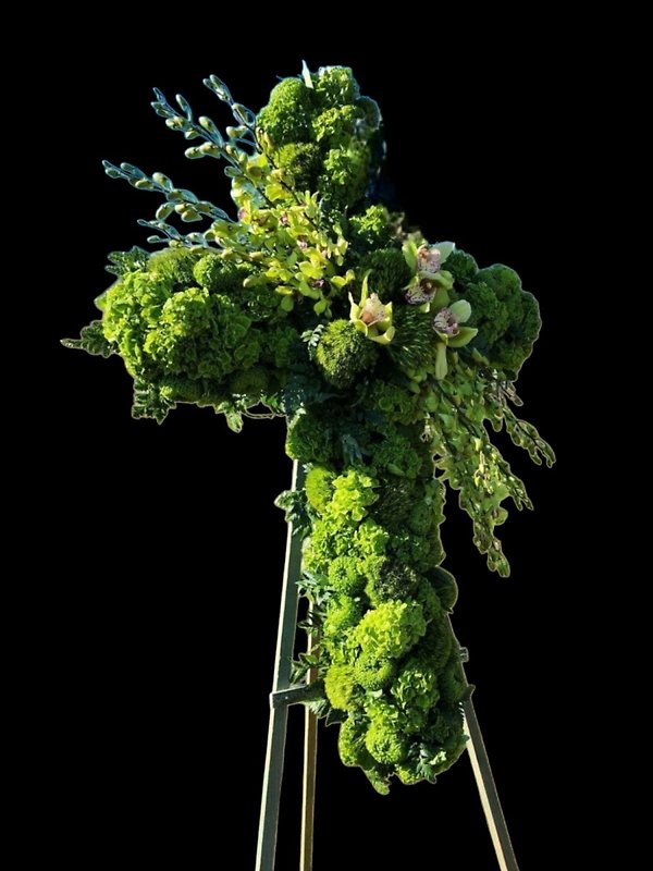 Emerald Garden Cross