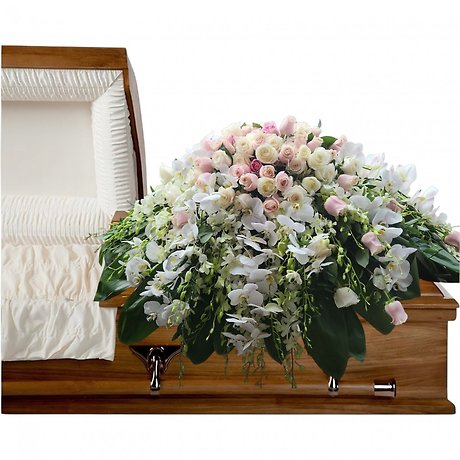 Cherished Love Casket Spray
