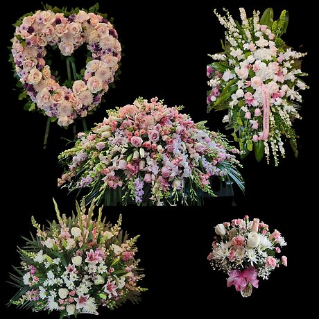 Pink Serenity Funeral Set