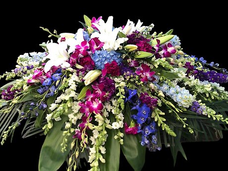 Sweet memories casket spray
