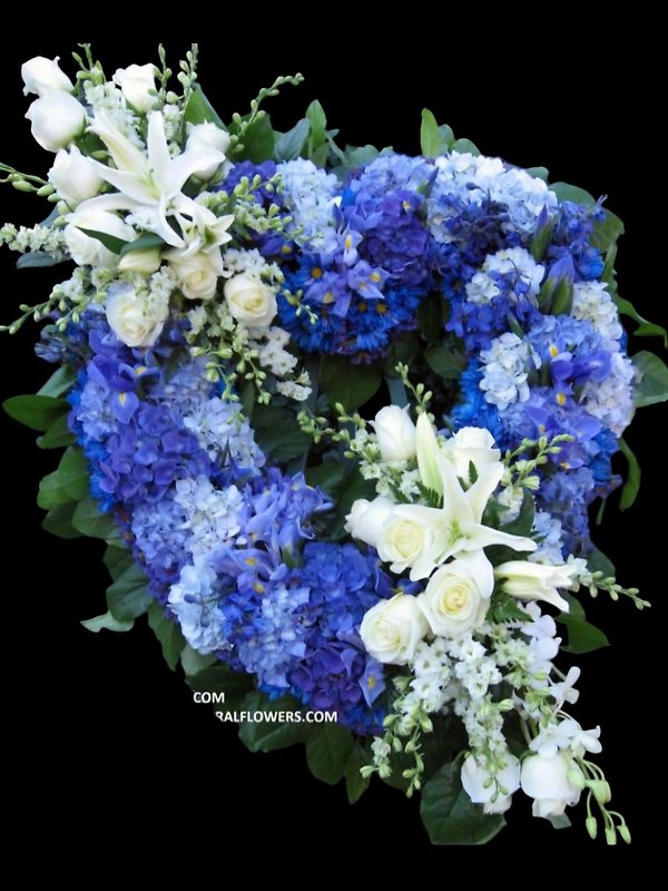 Hue of Blues Heart