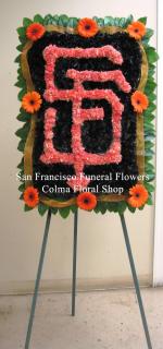 SF Giants Floral Logo Tribute