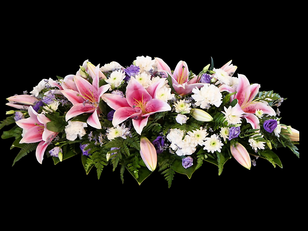 Tender memories casket spray