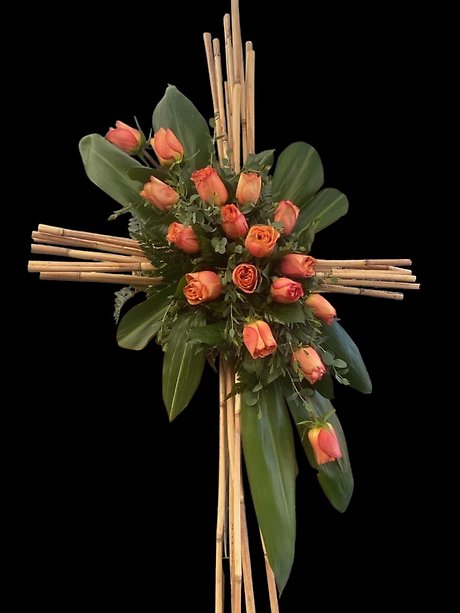 River Bamboo Cross
