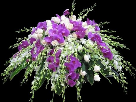 Graceful Garden Casket Spray