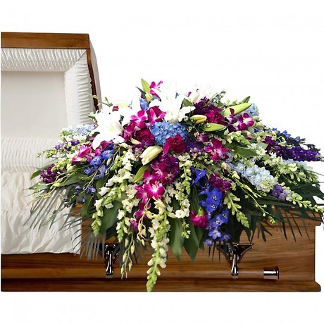 Sweet memories casket spray