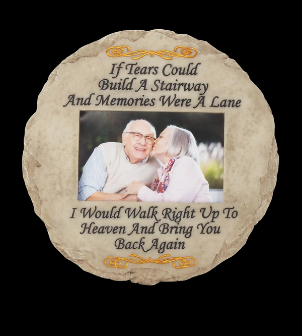 Sentiment Stone Floral wreath