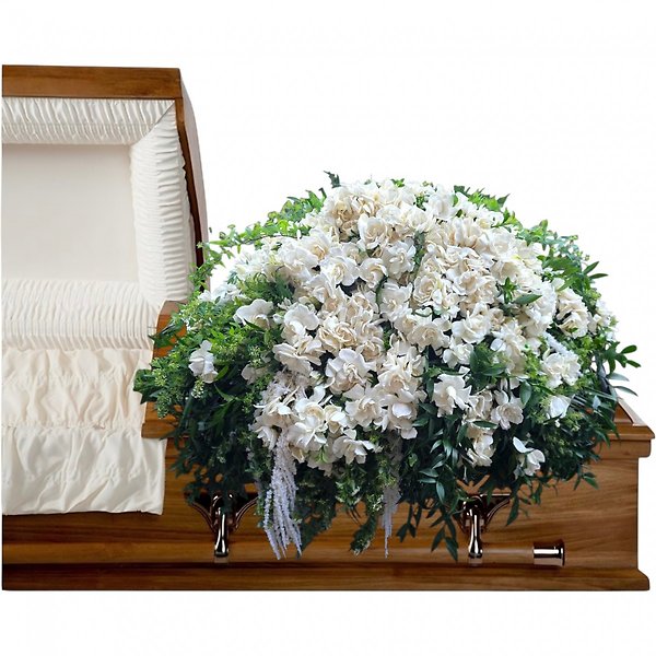 Gardenia Casket Spray