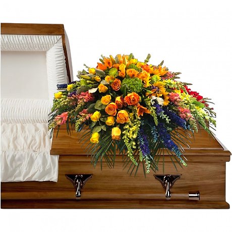 Fond Love Casket Spray