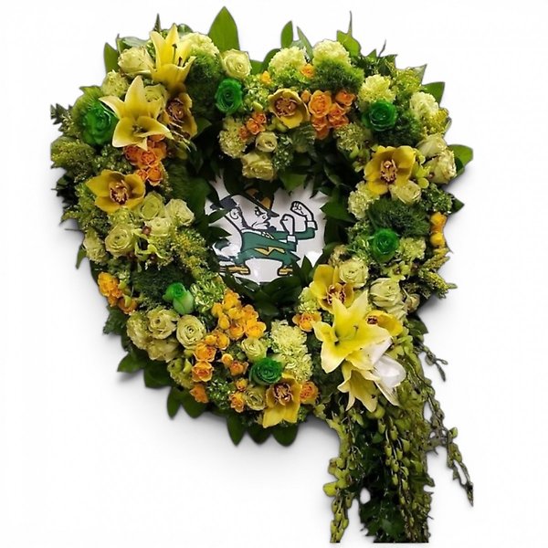 Notre Dame Fighting Irish Heart Tribute
