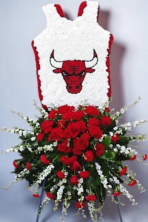 Sports Jersey funeral piece
