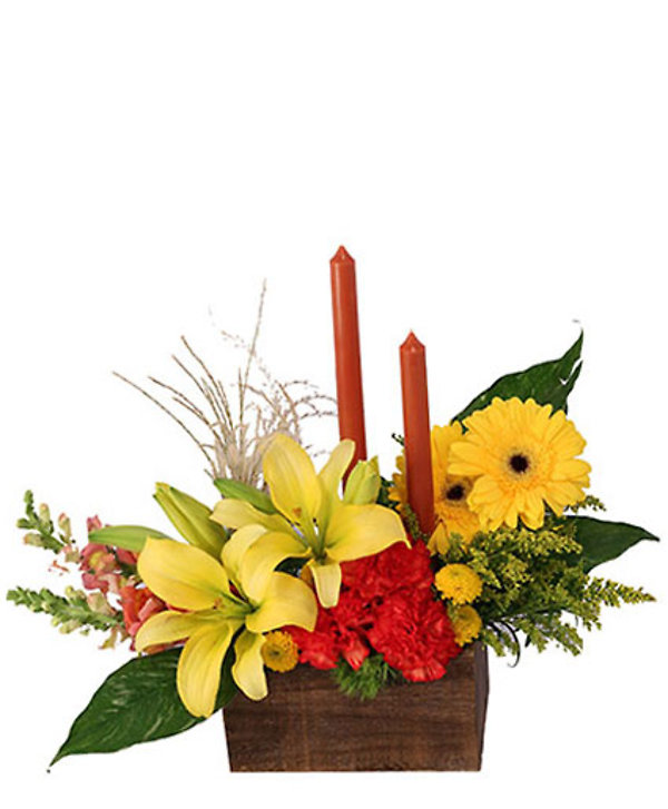 Vibrant and glowing centerpiece