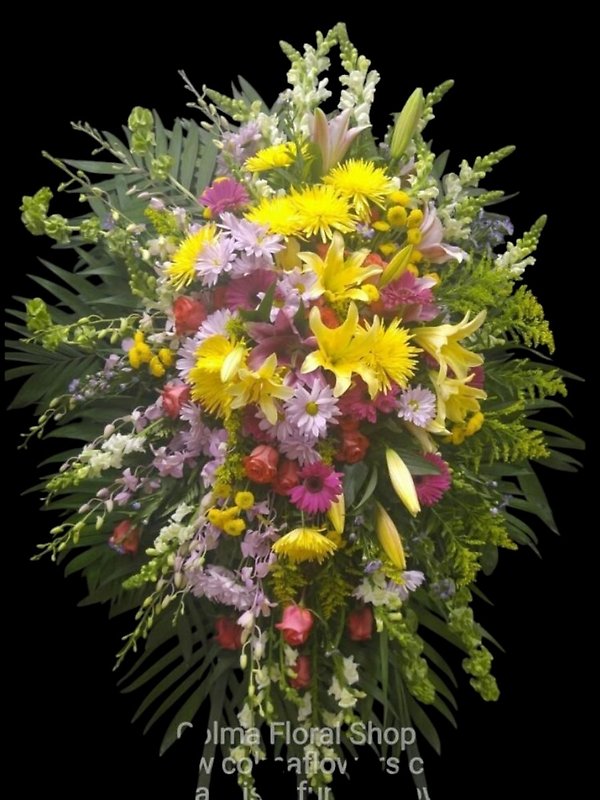 Bright Sunshine Standing Spray
