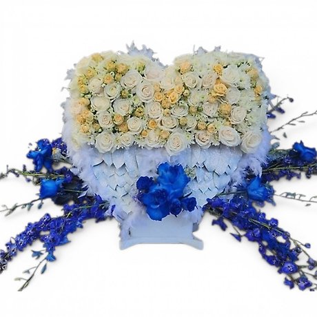 Angel Wings Basket Arrangement