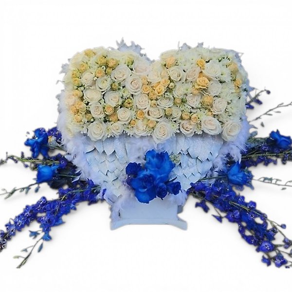 Angel Wings Basket Arrangement