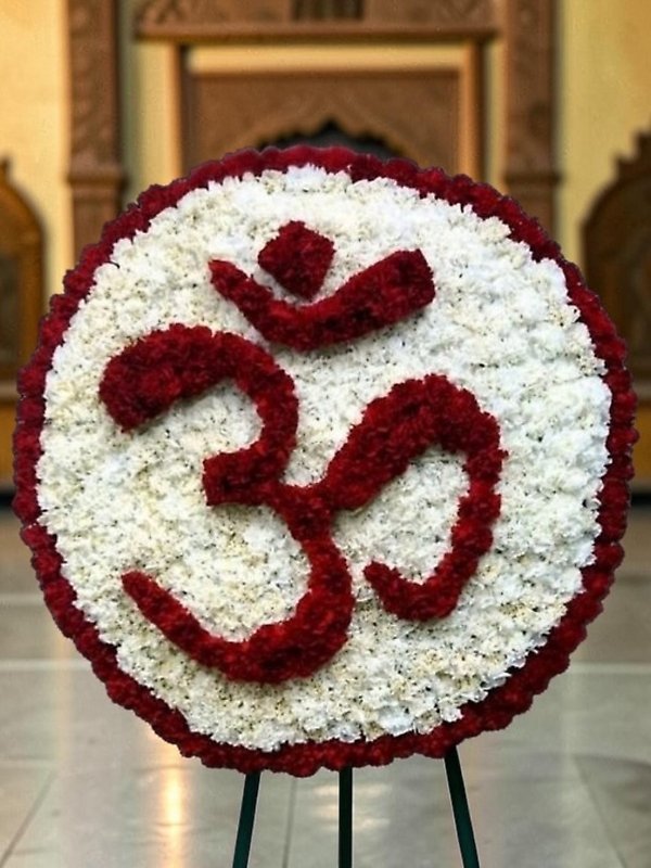 \"Om\" Custom Floral Tribute