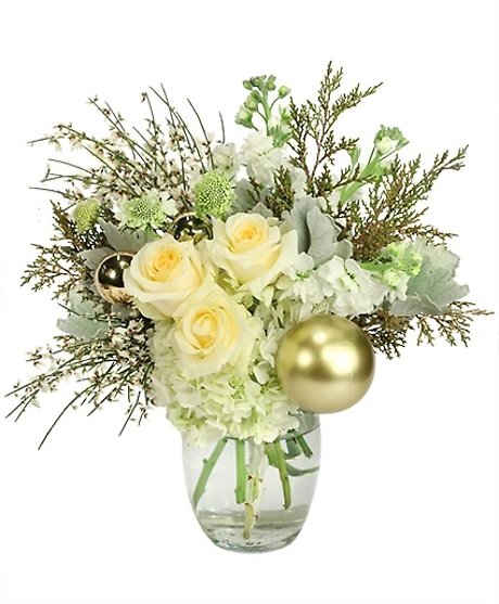 Golden Peace Vase Arrangement