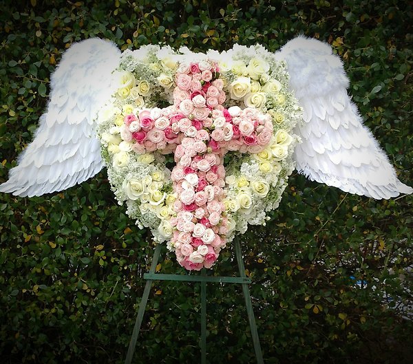 Angel love heart