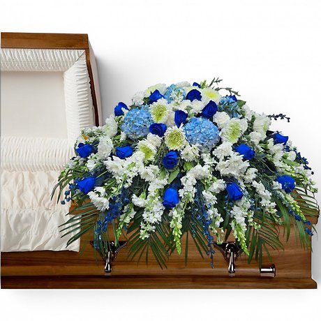 Timeless Breeze casket spray