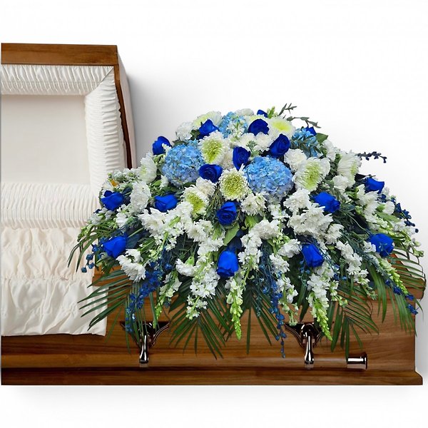 Timeless Breeze casket spray