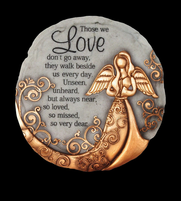 Sentiment Stone Floral wreath