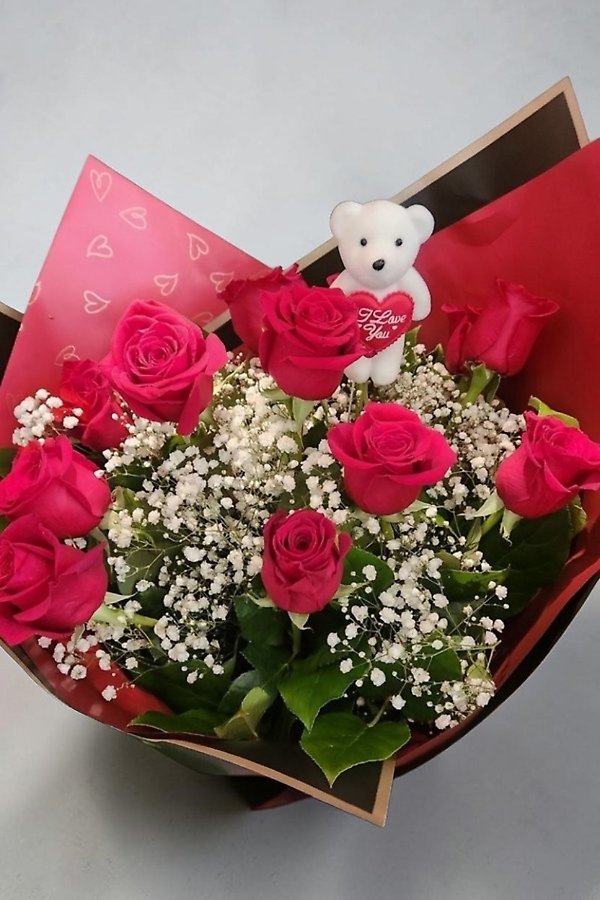 Dozen Red Rose Bouquet