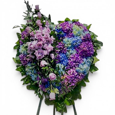 Lavender ocean heart