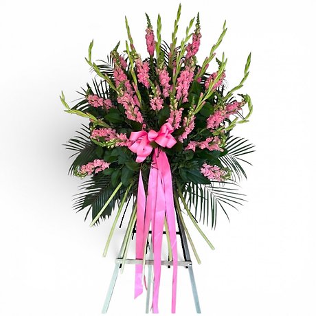 Glads and Snapdragons bouquet spray