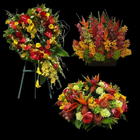 Tropical Memorial Service Set