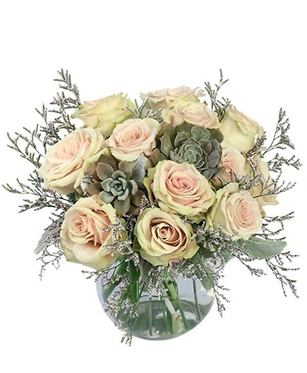 Timeless style vase arrangement