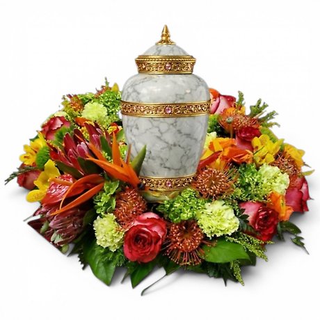 Tropical Urn Wreath
