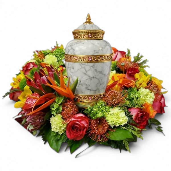 Tropical Urn Wreath