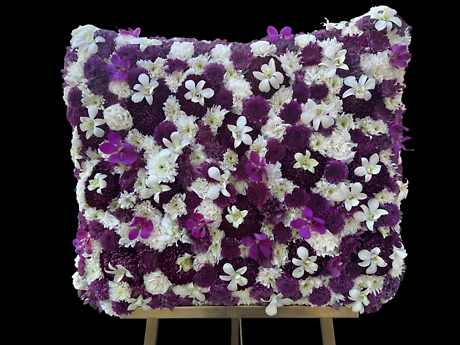Amethyst Blooms Pillow
